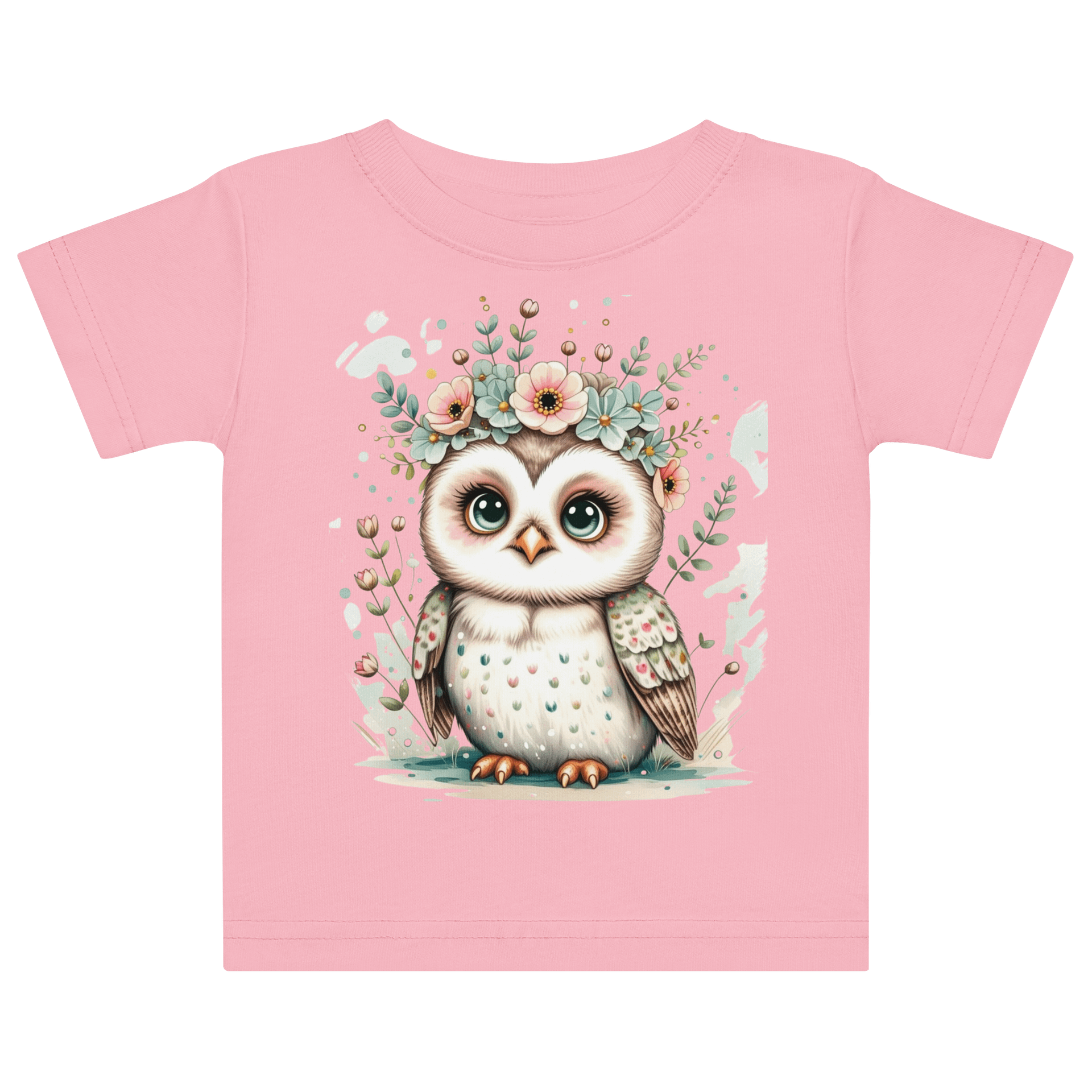Whimsical Owl Baby Jersey T-Shirt product image (1)