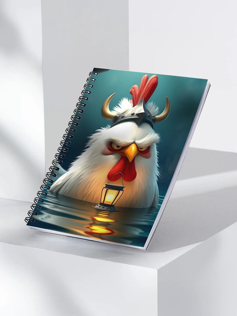 The Battle Chicken Spiral Notebook product image (4)