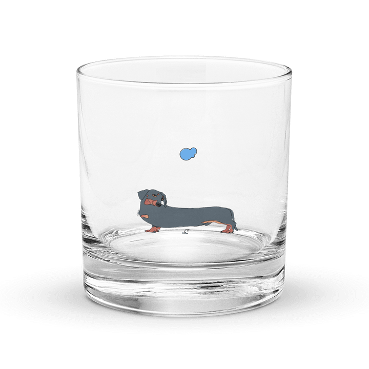 Elongated Dachshund Rocks Glass product image (1)