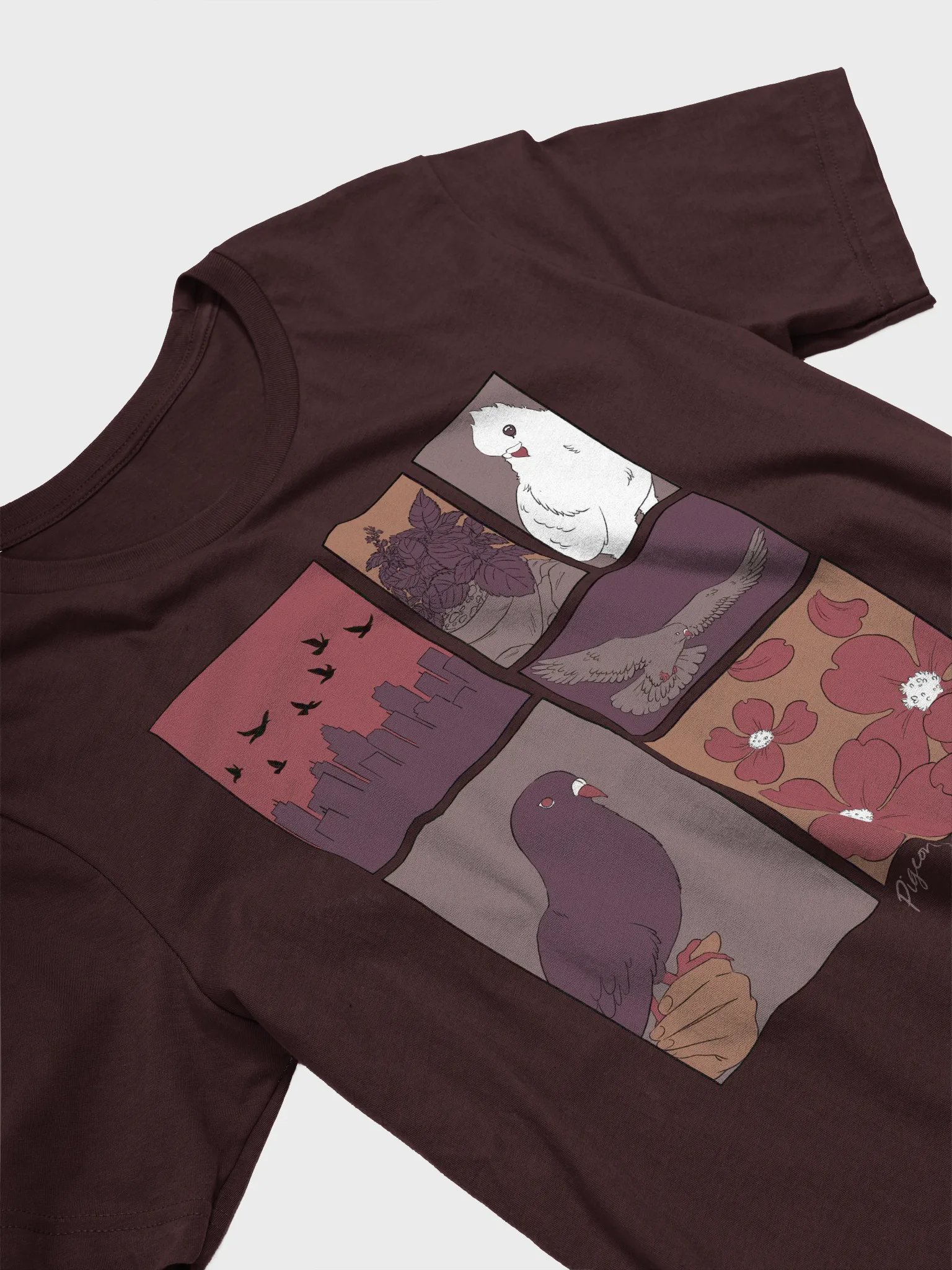Earthy Pigeon Rescue & Rehab Tee Shirt product image (3)