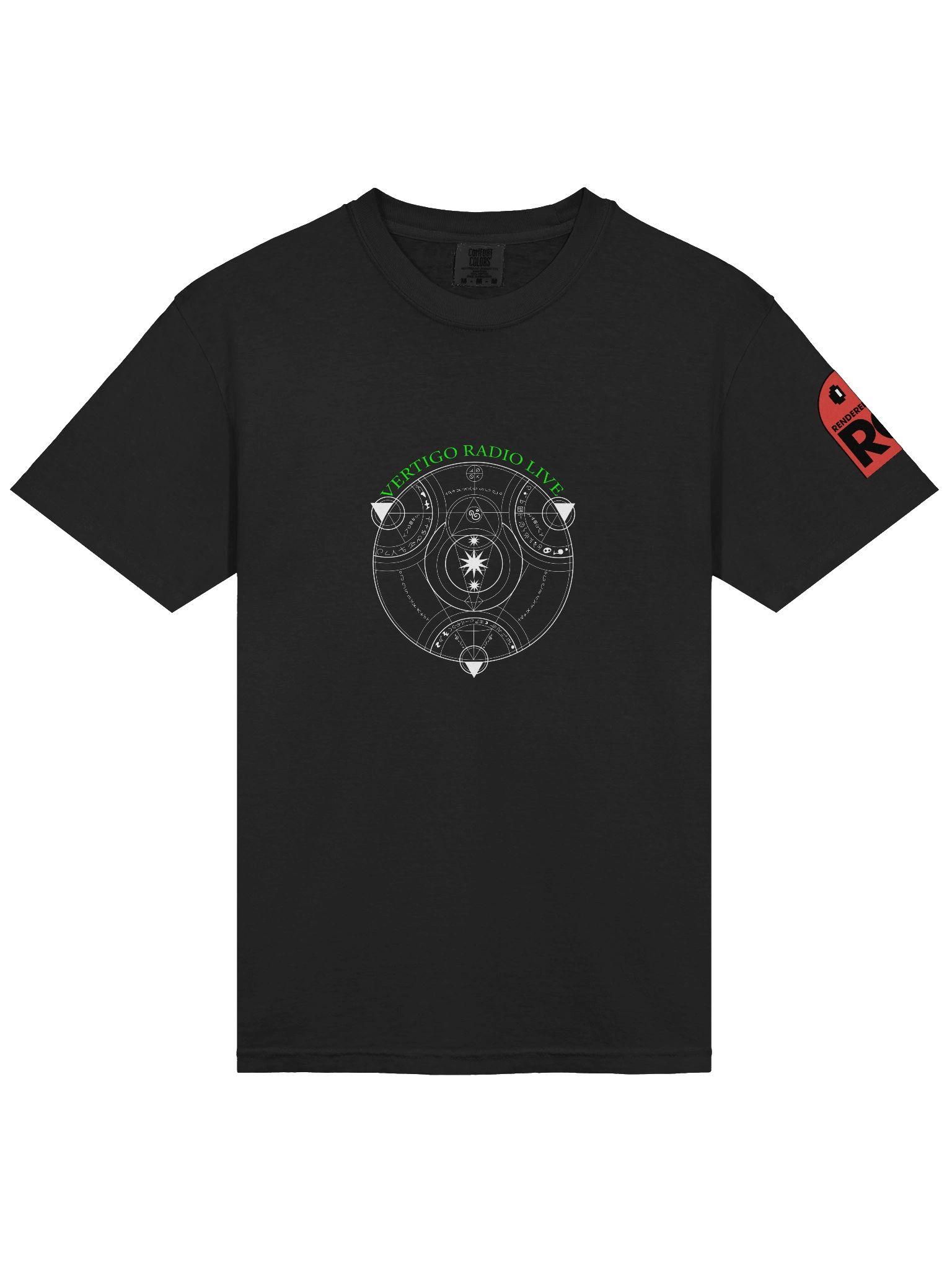 Vertigo Radio Live T-Shirt: Vector Green product image (24)