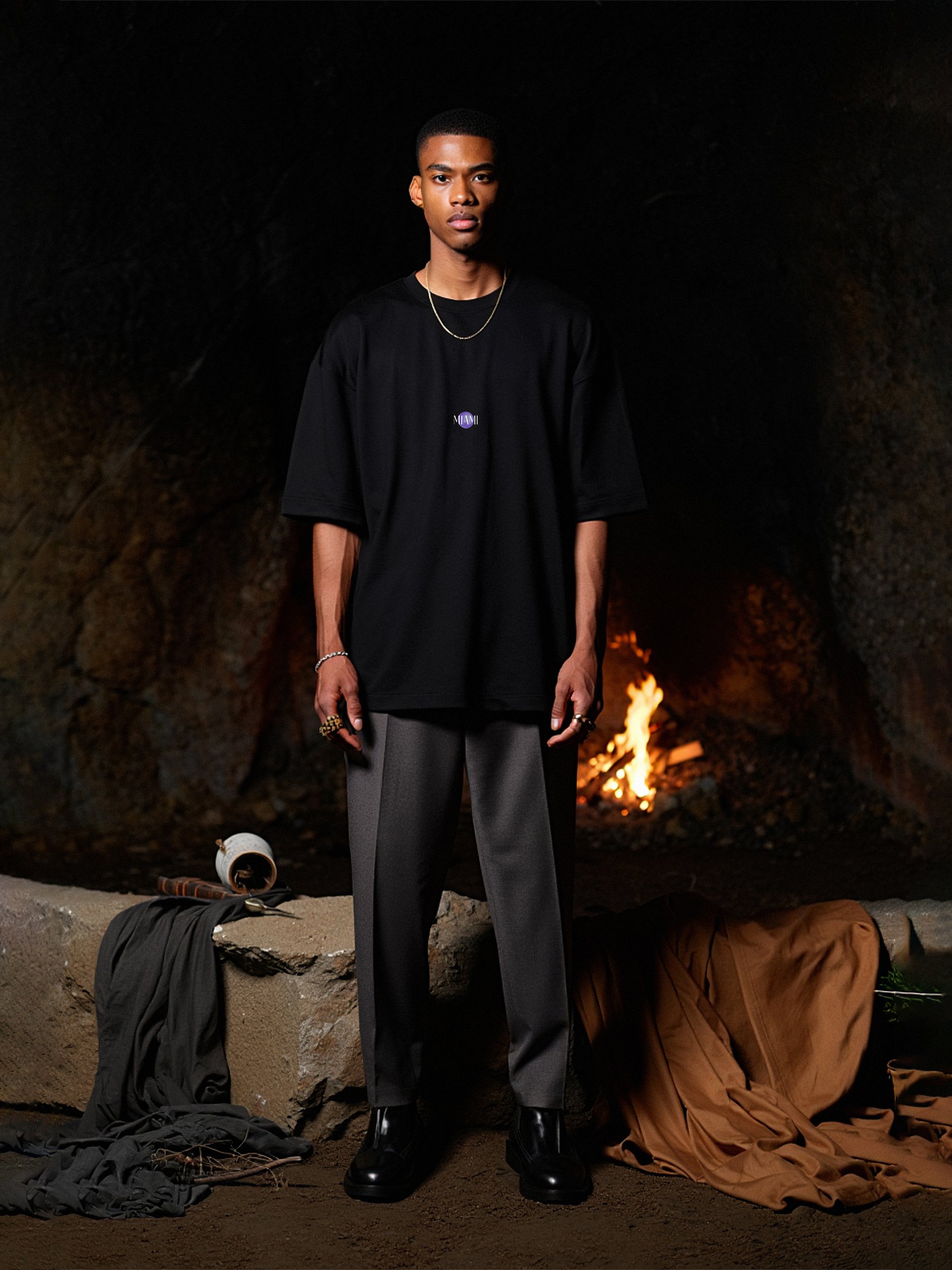 Black Miami T-Shirt product image (4)