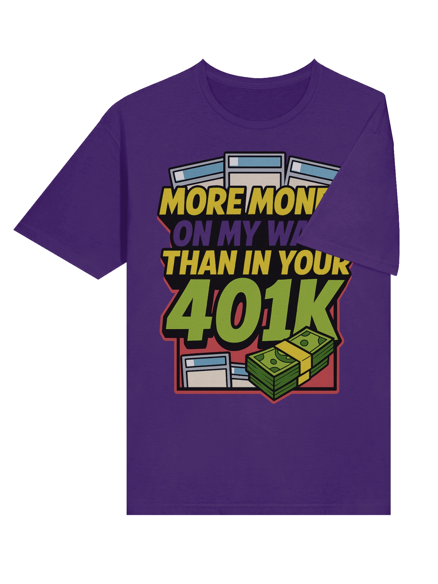 More Money on My Wall Than in Your 401k – Comic Collector Slab Wall Flex Tee product image (6)