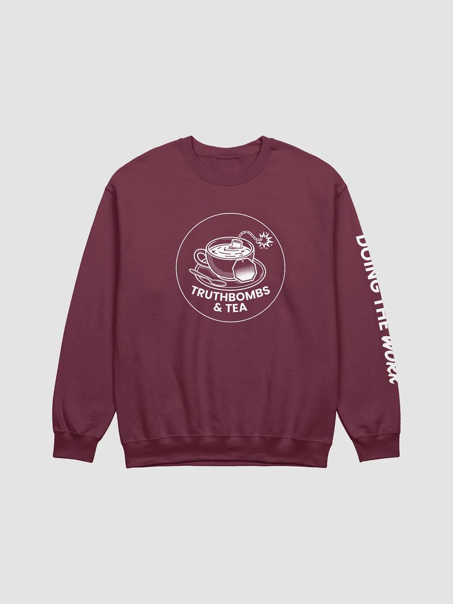 'Doing The Work' Unisex Sweatshirt Dark Colours product image (3)