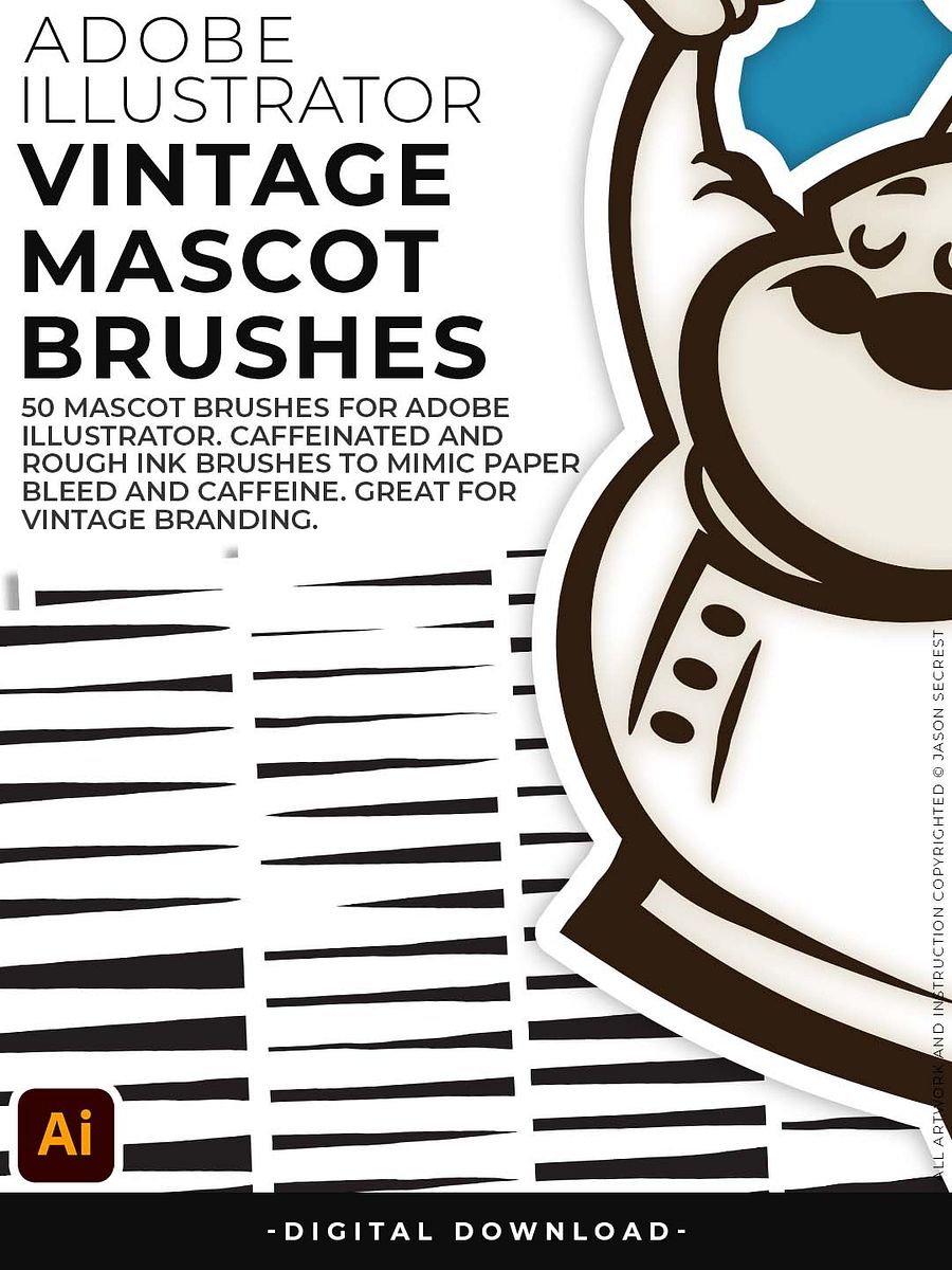 VINTAGE MASCOT BRUSHES product image (1)
