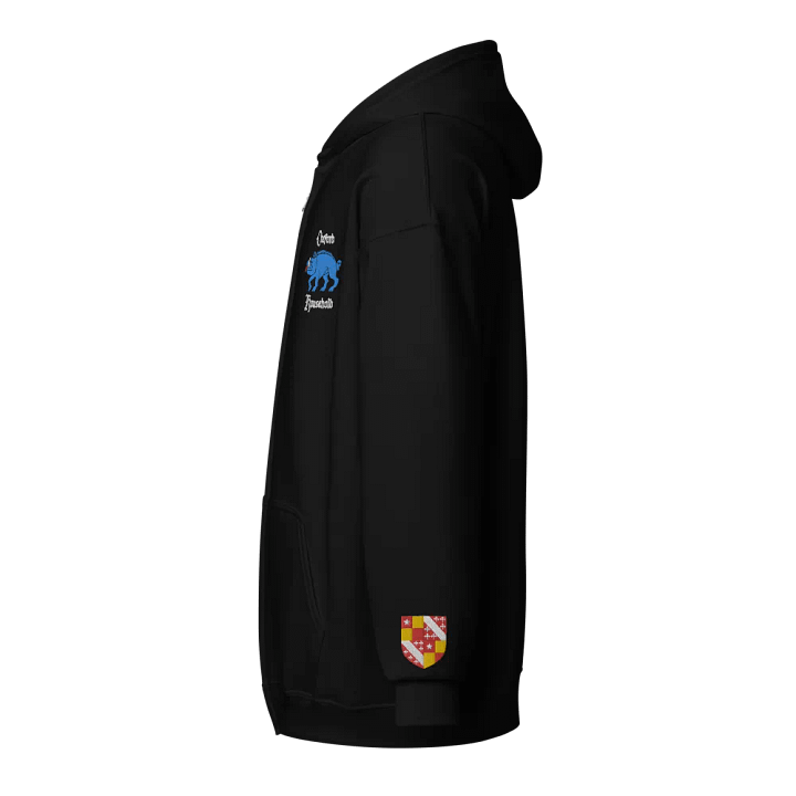 Oxford Embroidered Zip Hoodie product image (2)