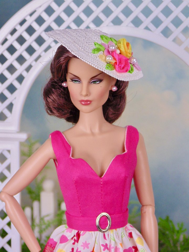 Pink Garden OOAK fashion for 12” fashion dolls product image (2)