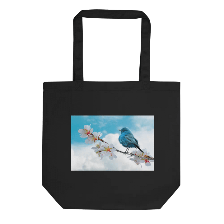 Serene Blue Bird Eco Tote product image (1)