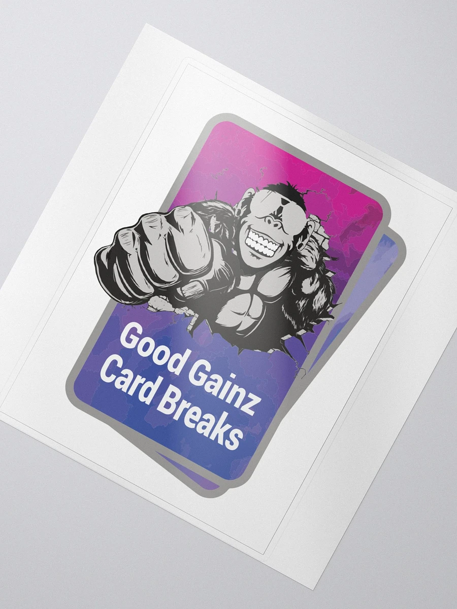 Good Gainz Card Breaks Logo Sticker product image (2)