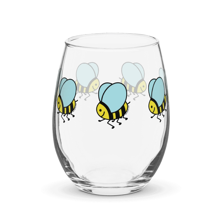 Basic Bee Wine Glass product image (1)