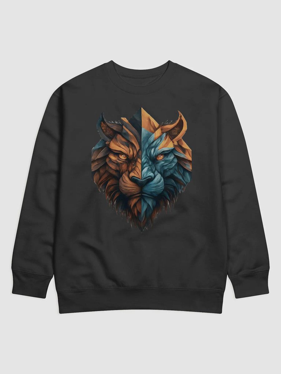 Symmetrical Lion Geometric Sweatshirt product image (1)