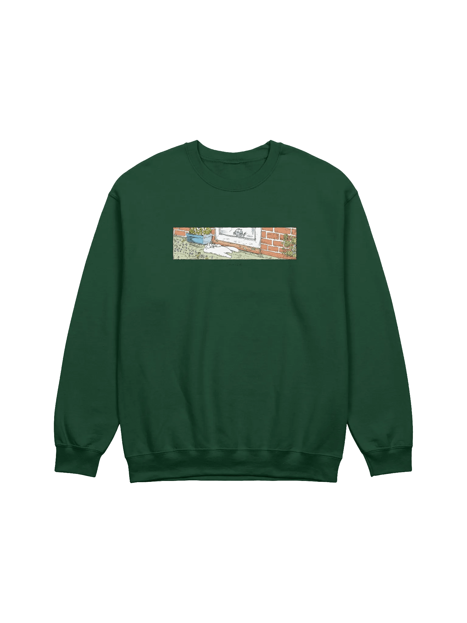 Relax Forest Green Sweatshirt product image (1)