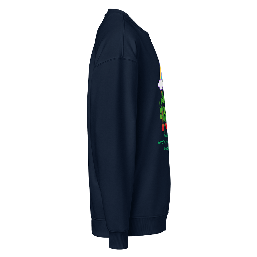 Evolutionary Rainbow Organic Sweatshirt product image (4)