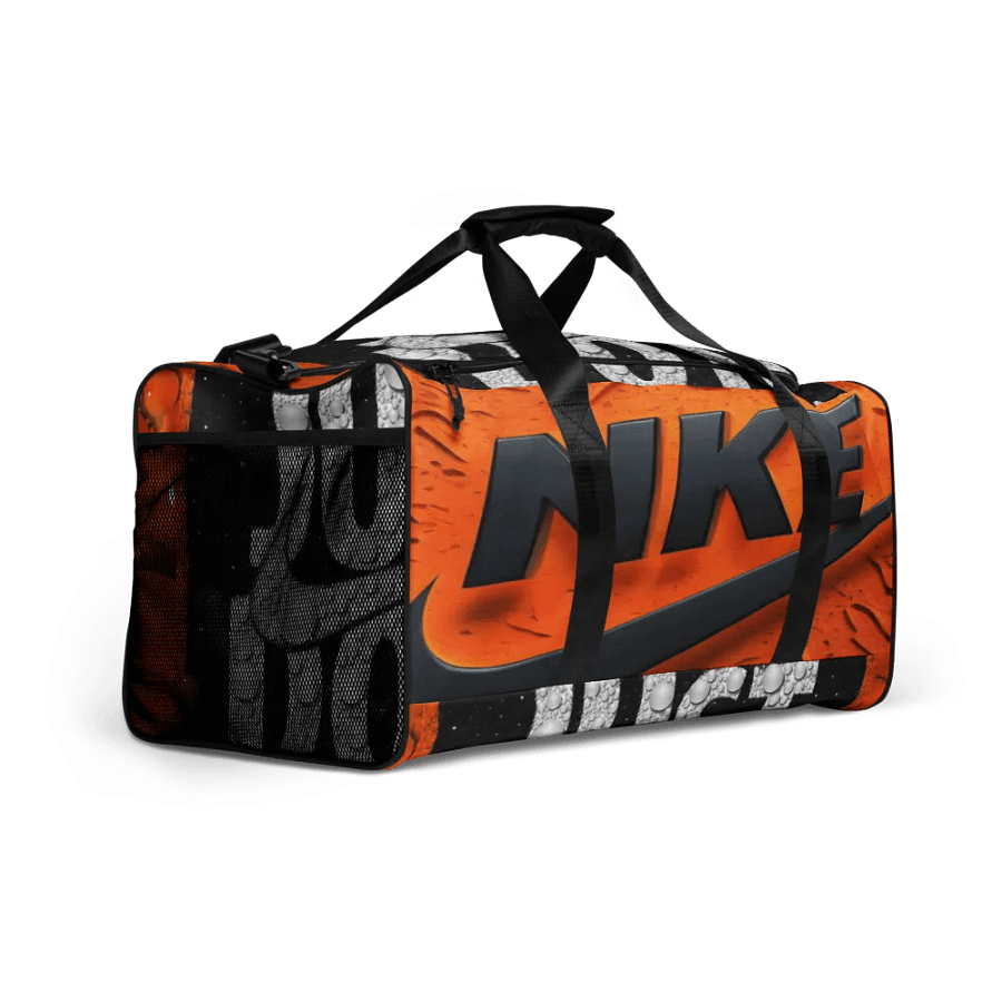 Buhay Tuklas Nike Swoosh Orange All-Over Duffle Bag product image (2)