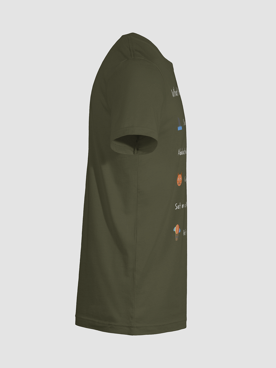 WHAT HAPPENED TO ME ? (2025 Edition): Super Soft T-shirt, Military Green product image (12)