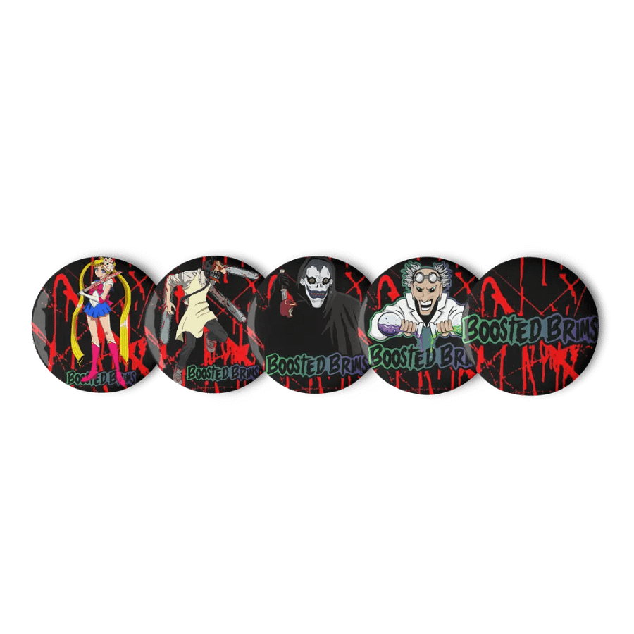 Slasher/Anime mash up pins product image (3)