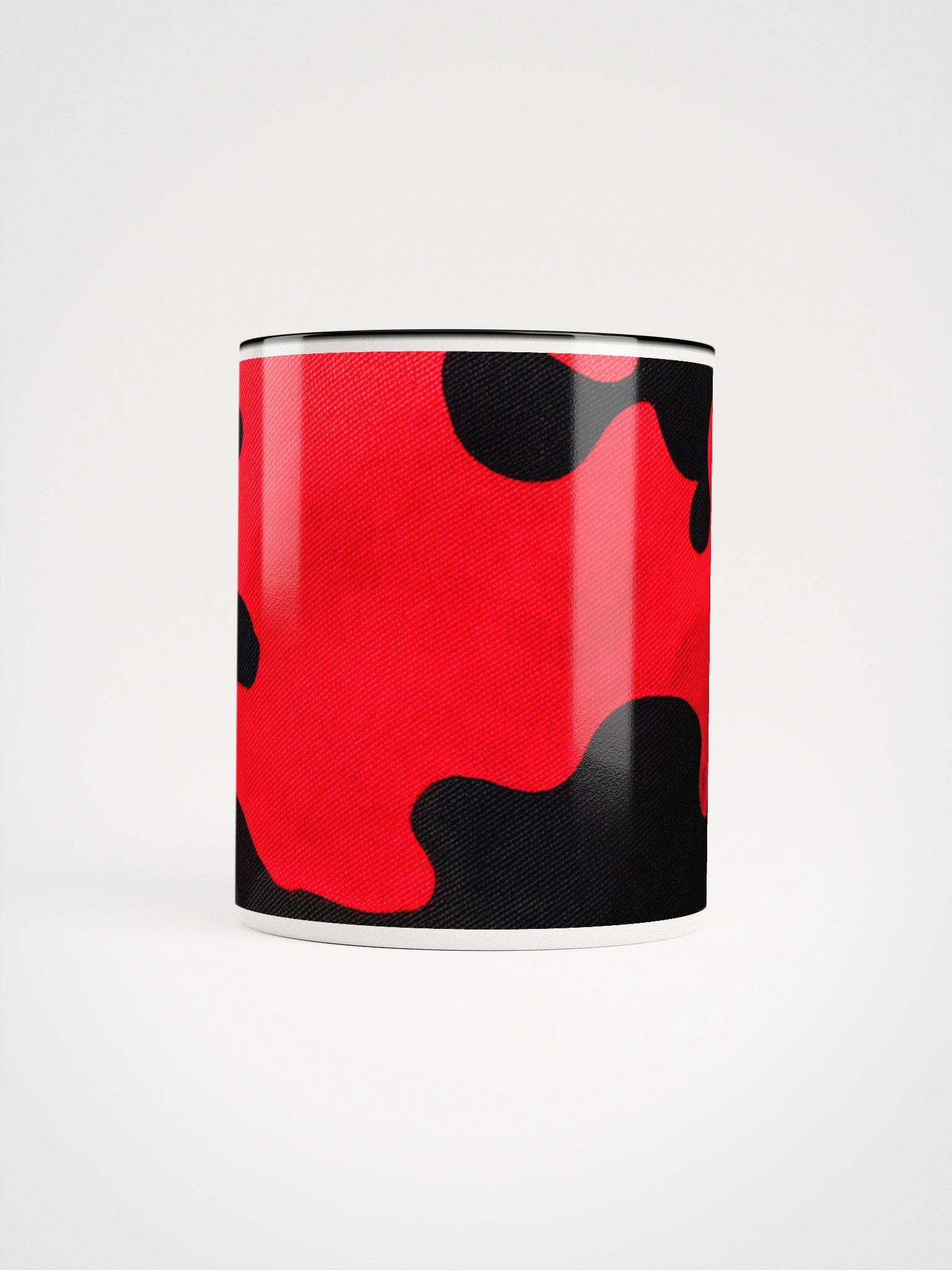 Ceramic Mug with Color inside black and red camo product image (19)
