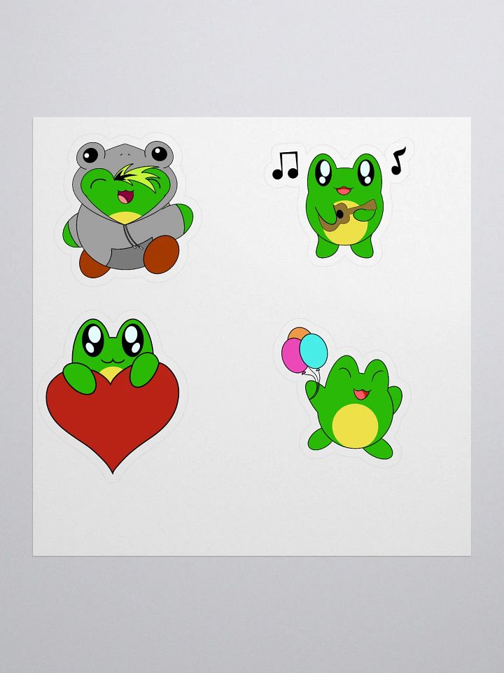 Frog Sticker Sheet product image (1)