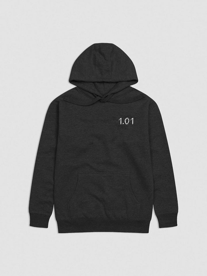 1.01 Unisex Hoodie (Black/White) product image (1)