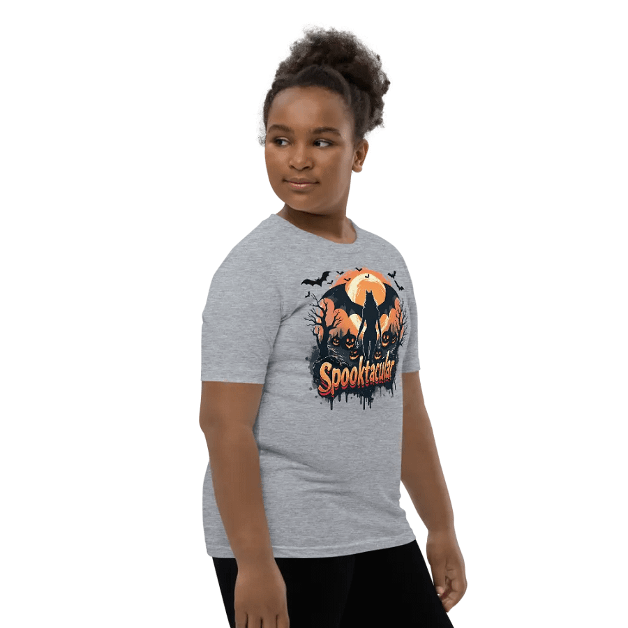 Spooktacular Cat Moonlight Kids T-Shirt product image (27)