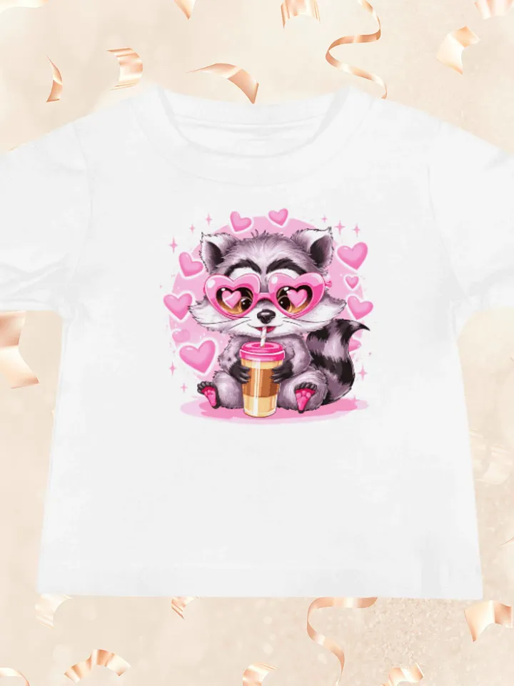 Whimsical Raccoon Baby Tee product image (2)