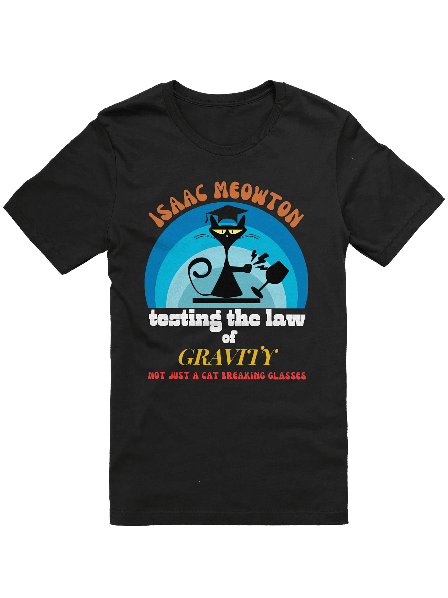 Isaac Meowton Cat Lover T-Shirt product image (1)