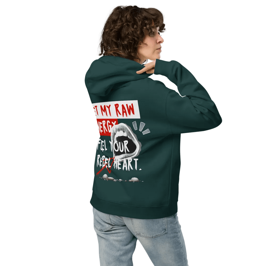 Let my raw energy oversized fit hoodie product image (3)