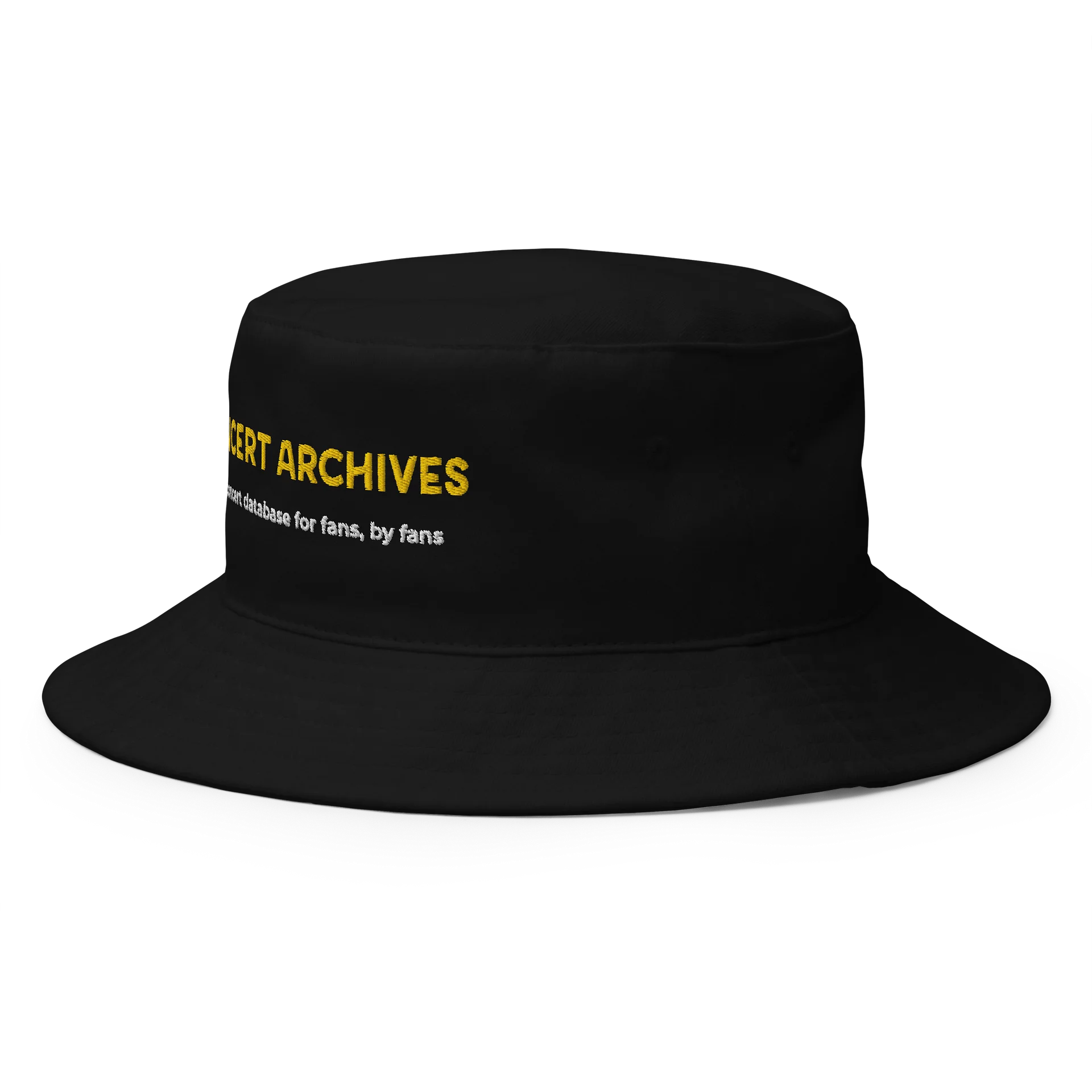 Concert Archives Bucket Hat (Black) product image (2)