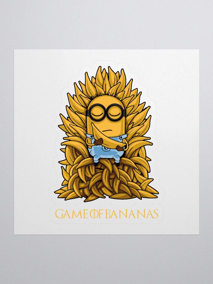 Game of Bananas Minion Sticker product image (1)
