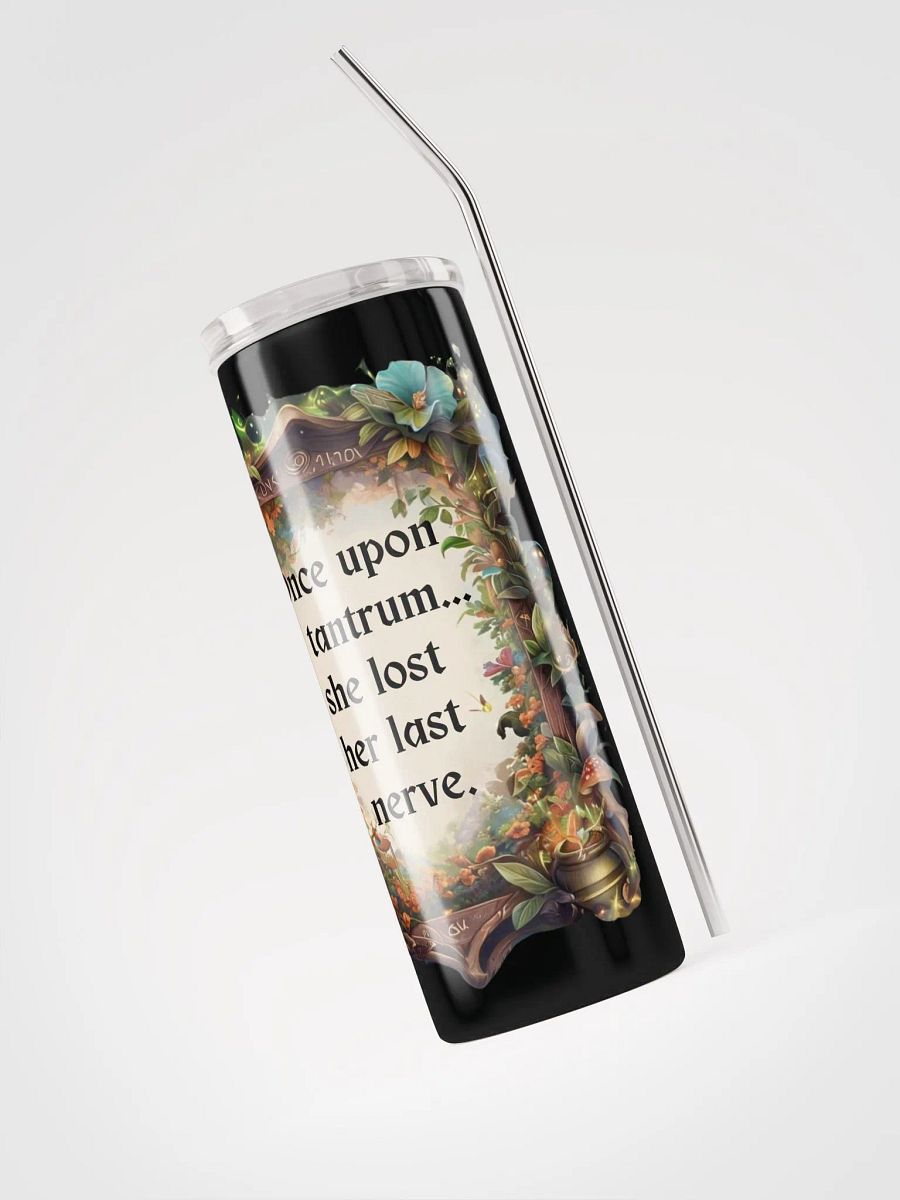 Funny Mom Tumbler – ‘Once Upon A Tantrum’ Insulated Cup for Busy Moms product image (3)