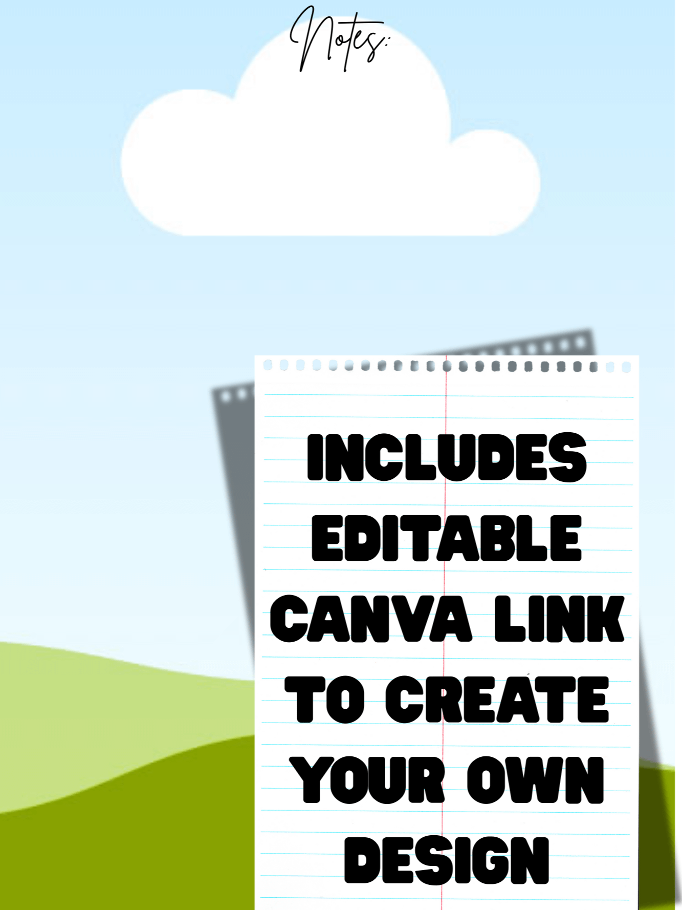 How to Make a Custom Notepad from Beginning to End - Editable in Canva product image (4)