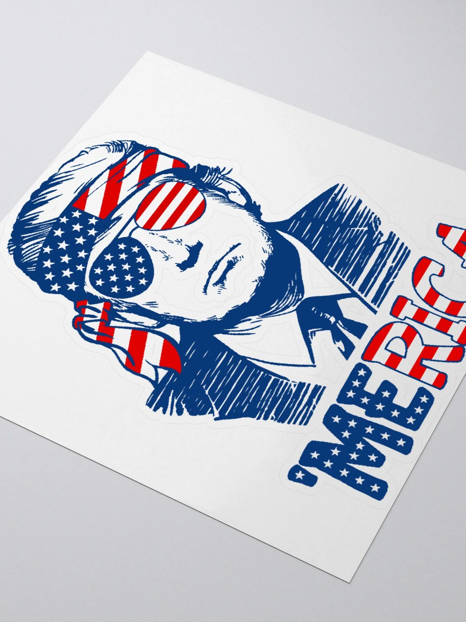 Trump Merica - Kiss Cut Sticker product image (7)