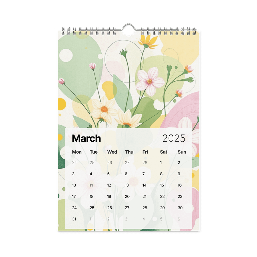 ART ABSTRACT WALL CALENDAR 2026 product image (9)