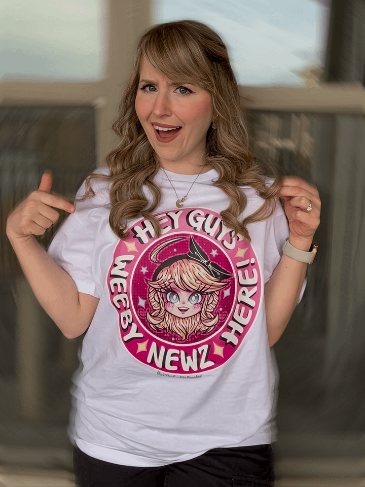 “Hey Guys” Chibi Weeby Cotton T-Shirt product image (1)