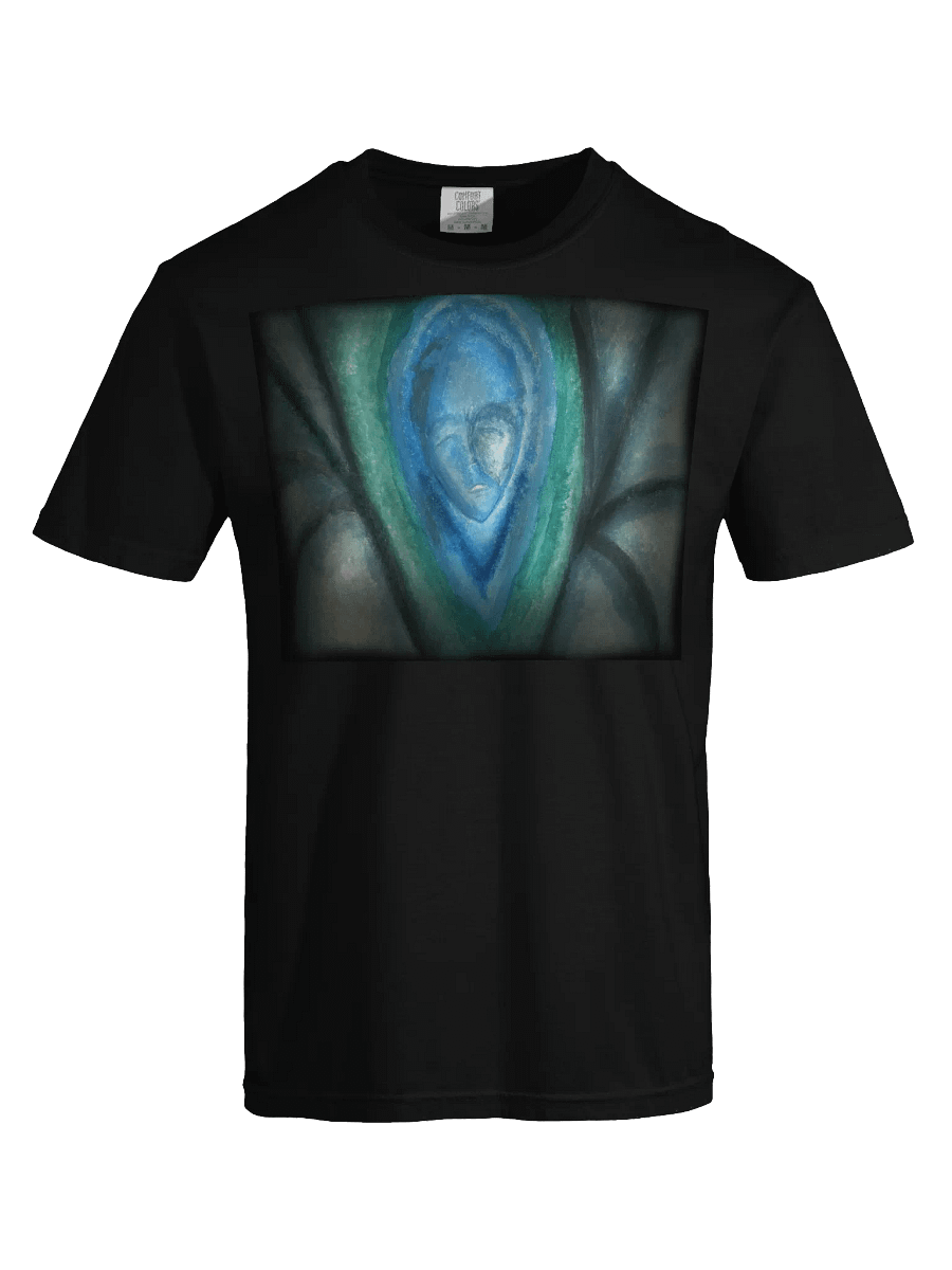 Fluidity in Blue and Green Abstract T-Shirt product image (5)