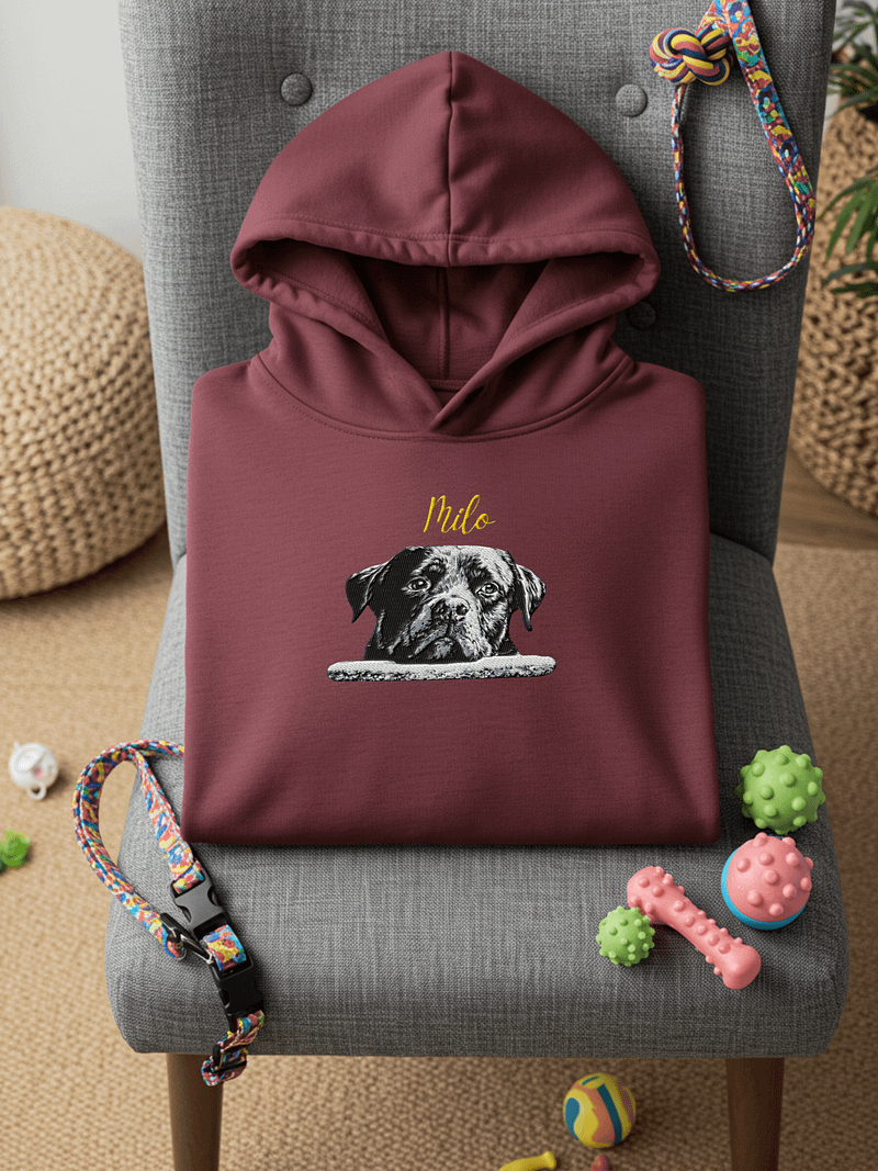 YOUR ROTTWEILER! / HOODIE WITH PERSONALIZED NAME