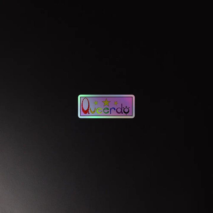 Queerdo Holo Sticker product image (4)