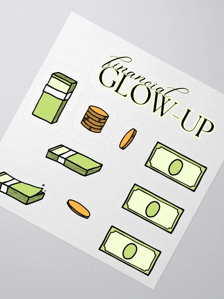 Financial Glow-Up Sticker Set product image (4)