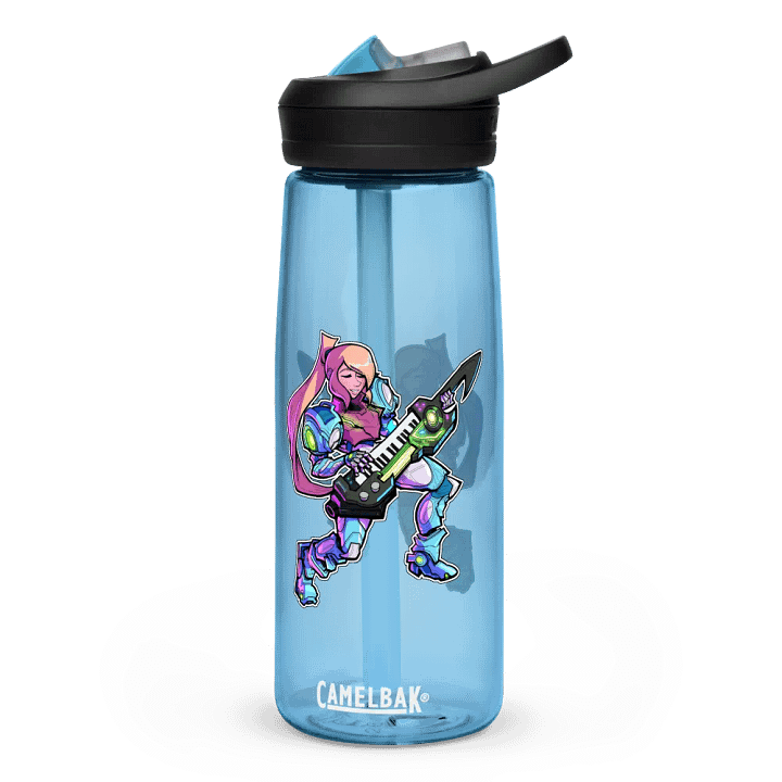 She Plays The Keytar Water Bottle product image (1)