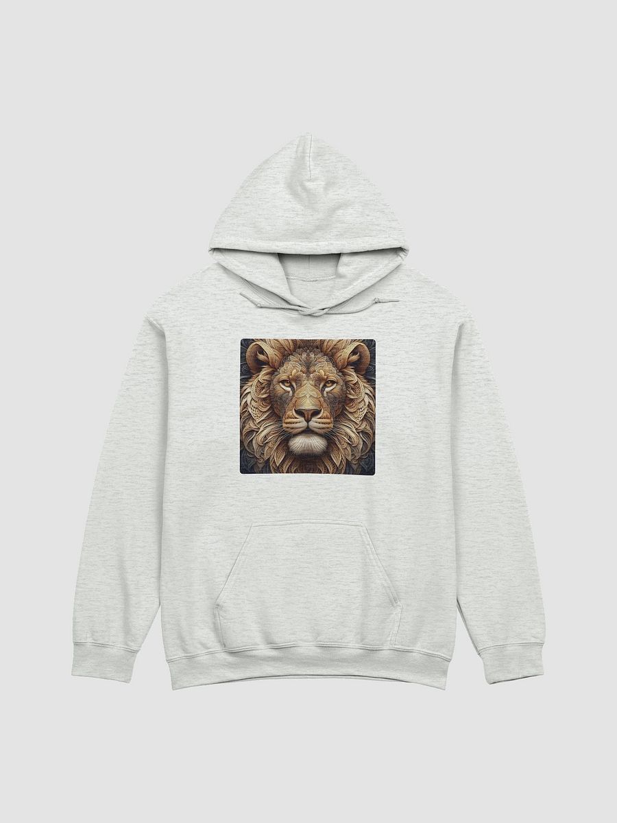 Golden Majesty Lion Face Hoodie product image (6)