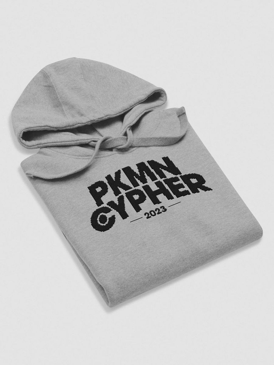 Cypher Logo Hoodie (Black Embroidered) product image (6)