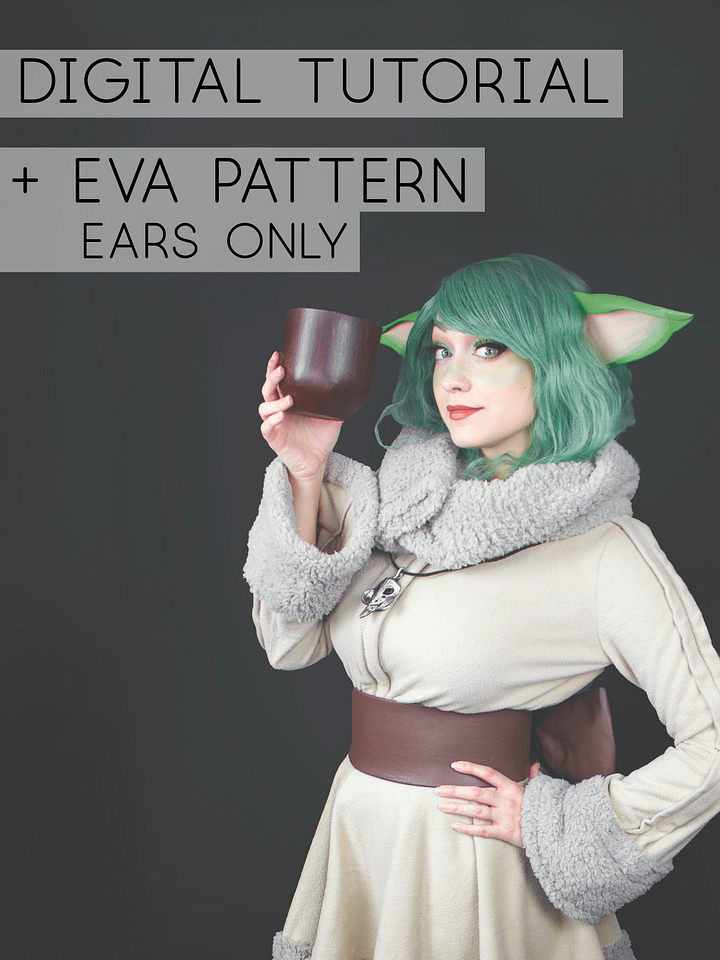 Baby Yoda Tutorial and Pattern (Ears Only) product image (1)