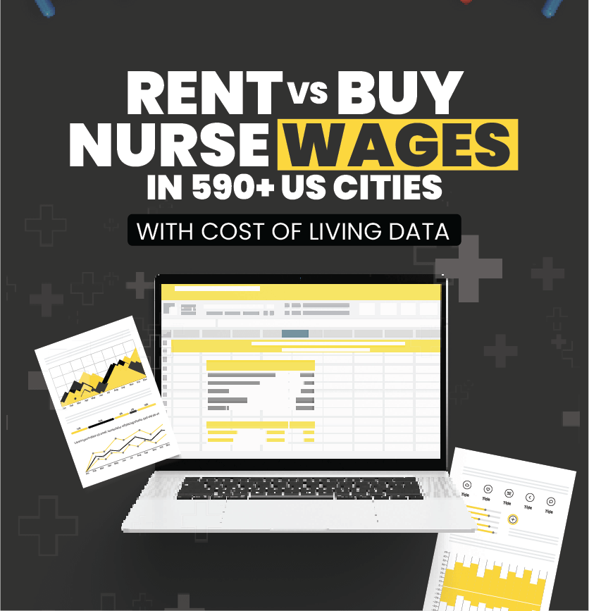 Rent vs Buy Nursing Wages With COL Adjustments product image (1)