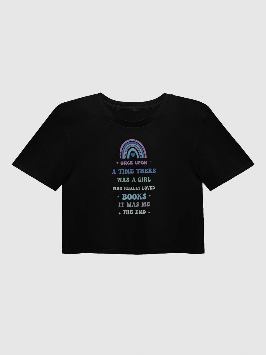 A Girl Who Really Loved Books Crop Top Women's T-Shirt product image (1)