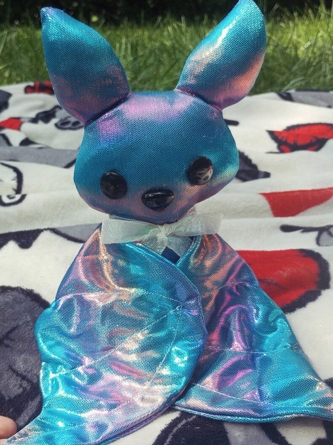 Large Rainbow Bat plush product image (2)