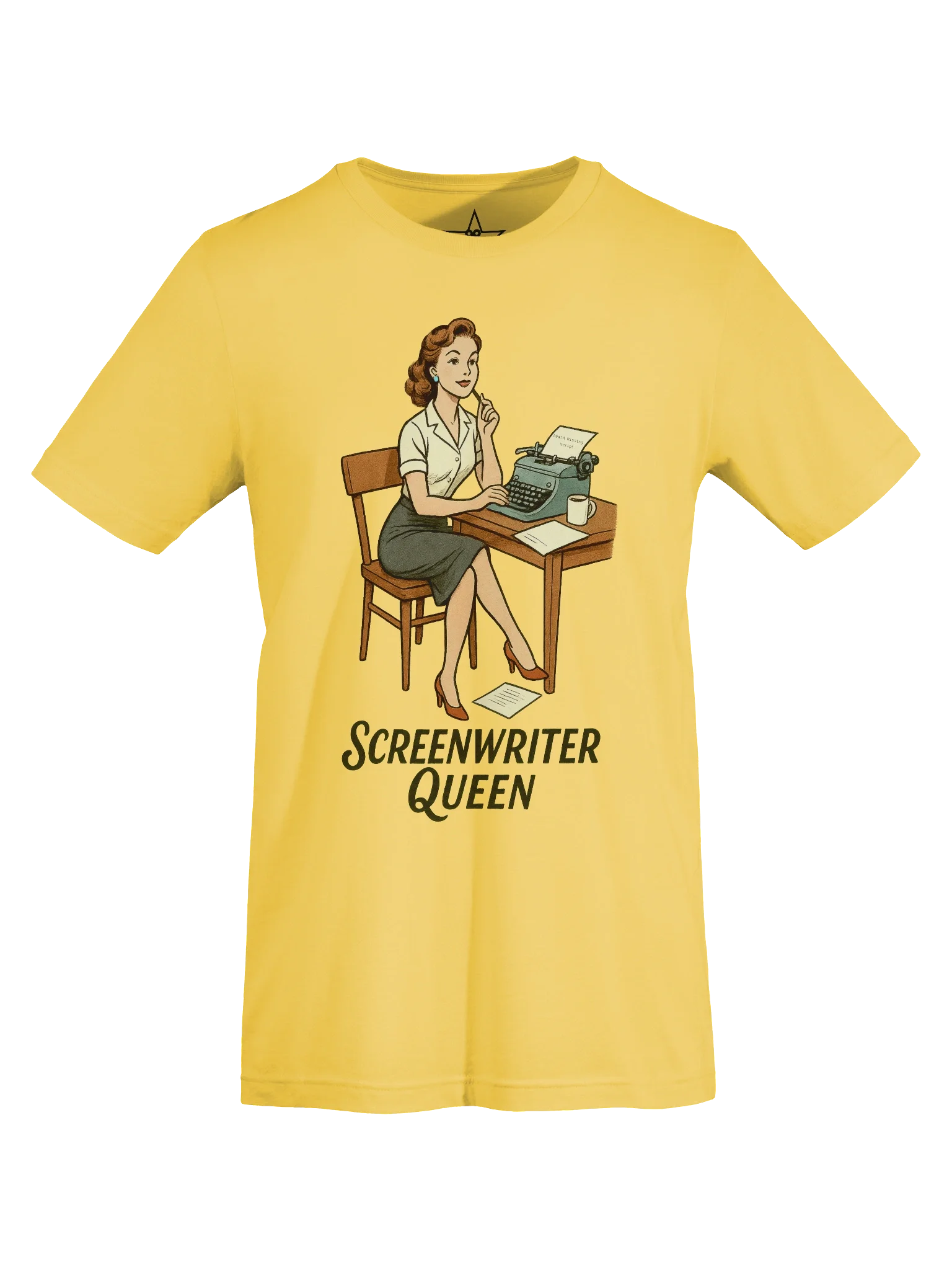 Screenwriter Pin-up Girl 1940's Retro Concert Tee Fit Unisex T-Shirt product image (79)