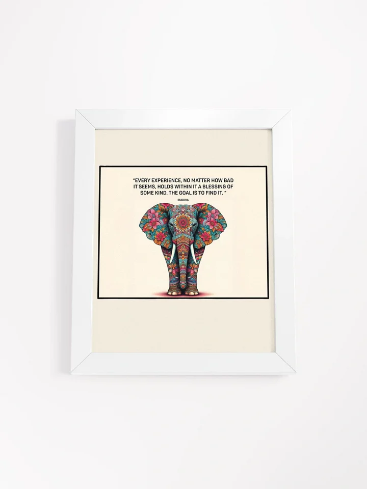 Blessings of Experience Elephant Framed Poster product image (1)