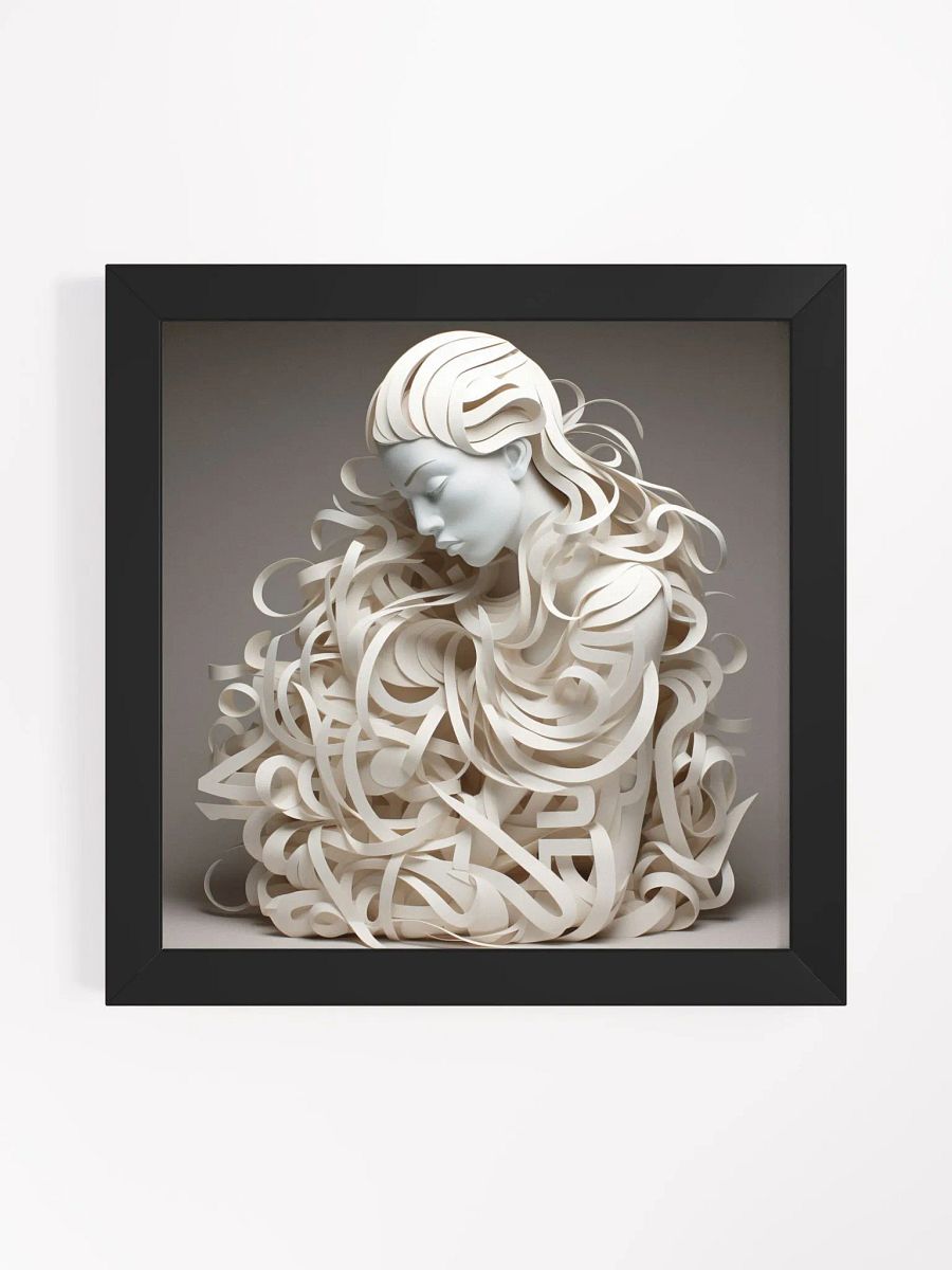 Minimalist Art Deco Portrait of Woman product image (1)