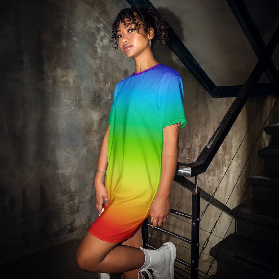 Rainbow T-Shirt Dress product image (12)