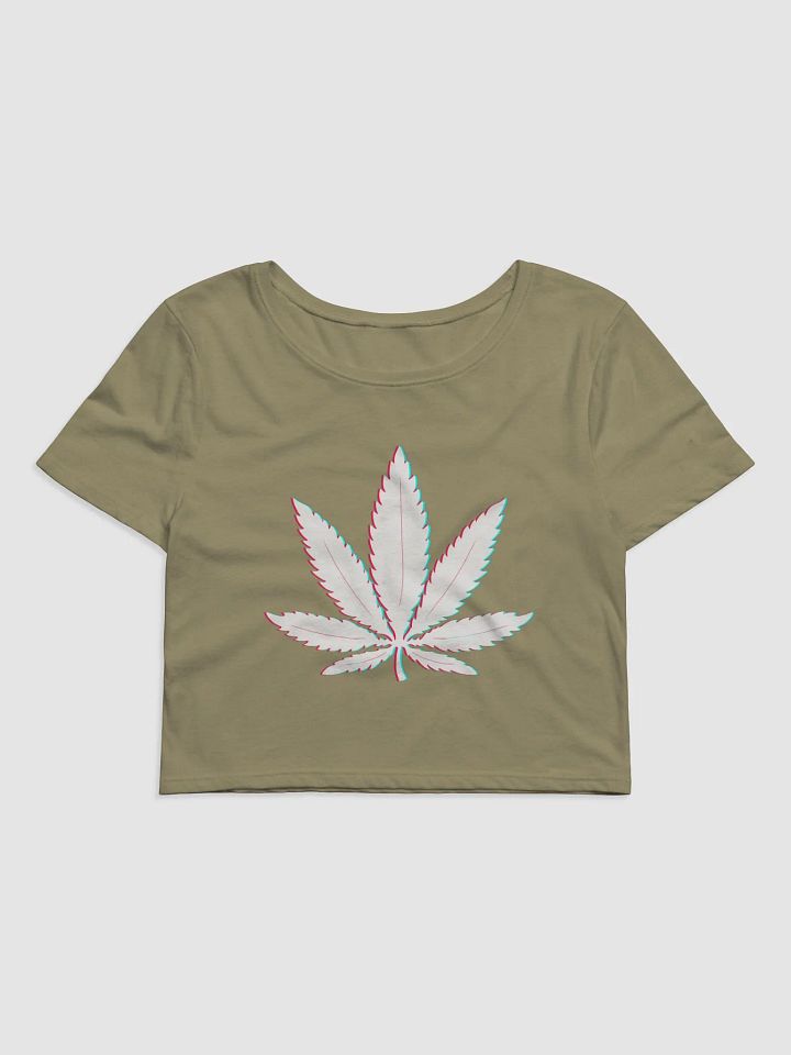 大麻 Cannabis 3D Cyberpunk Japanese Crop Top product image (1)